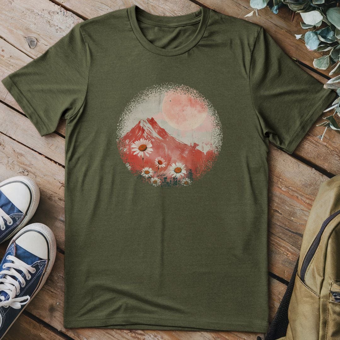 T-Shirt Military Green / S Crimson Moonrise T-Shirt