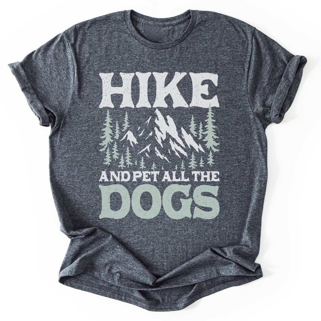 T-Shirt Dark Heather / S Hike & Pet Dogs T-Shirt