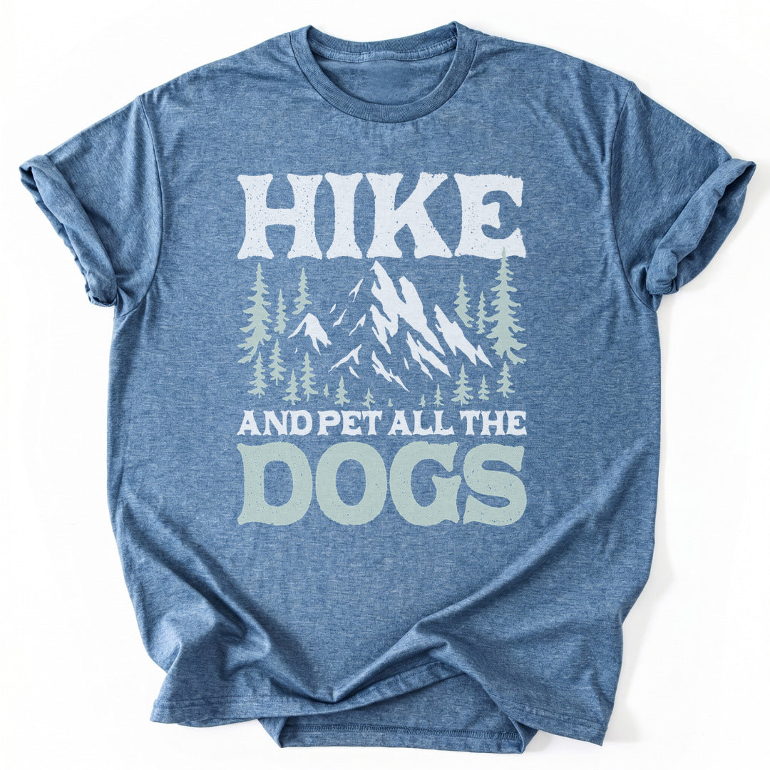 T-Shirt Heather Indigo / S Hike & Pet Dogs T-Shirt