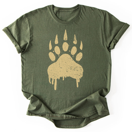 T-Shirt Military Green / S Bear Track T-Shirt