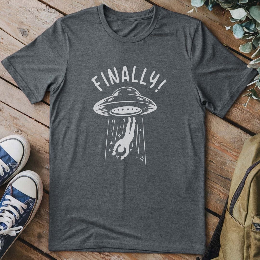 T-Shirt Dark Heather / S Finally T-Shirt