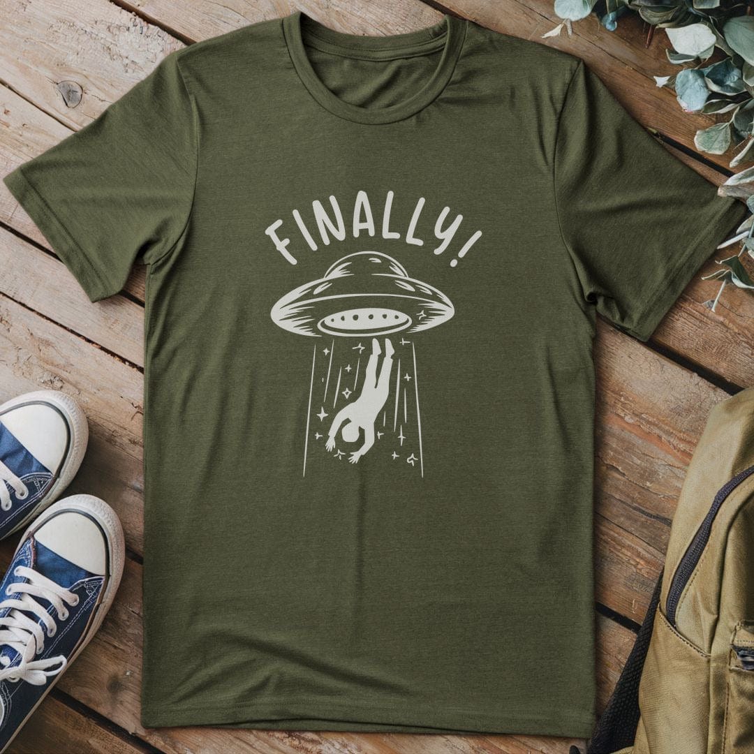 T-Shirt Military Green / S Finally T-Shirt