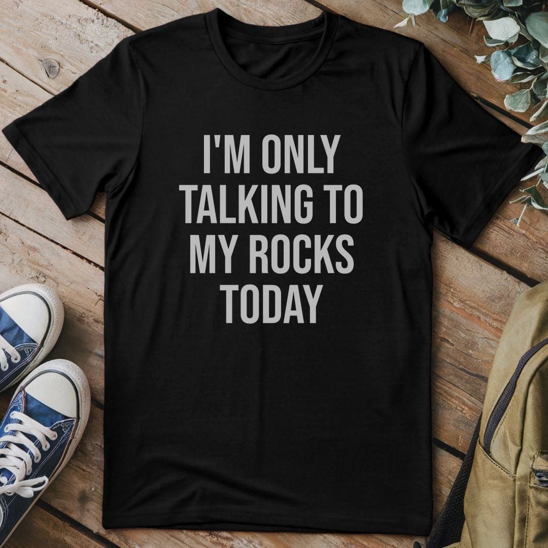 T-Shirt Black / S Talking To Rocks T-Shirt