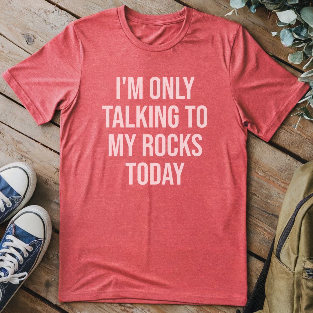 T-Shirt Heather Red / S Talking To Rocks T-Shirt