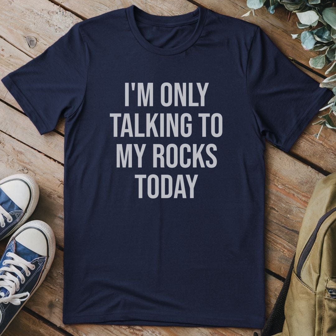 T-Shirt Navy / S Talking To Rocks T-Shirt