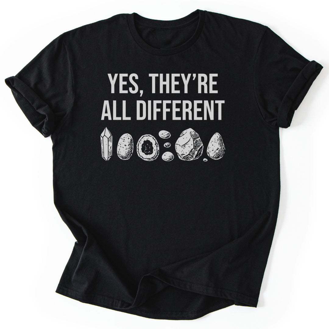 T-Shirt Black / S YES They're All Different T-Shirt