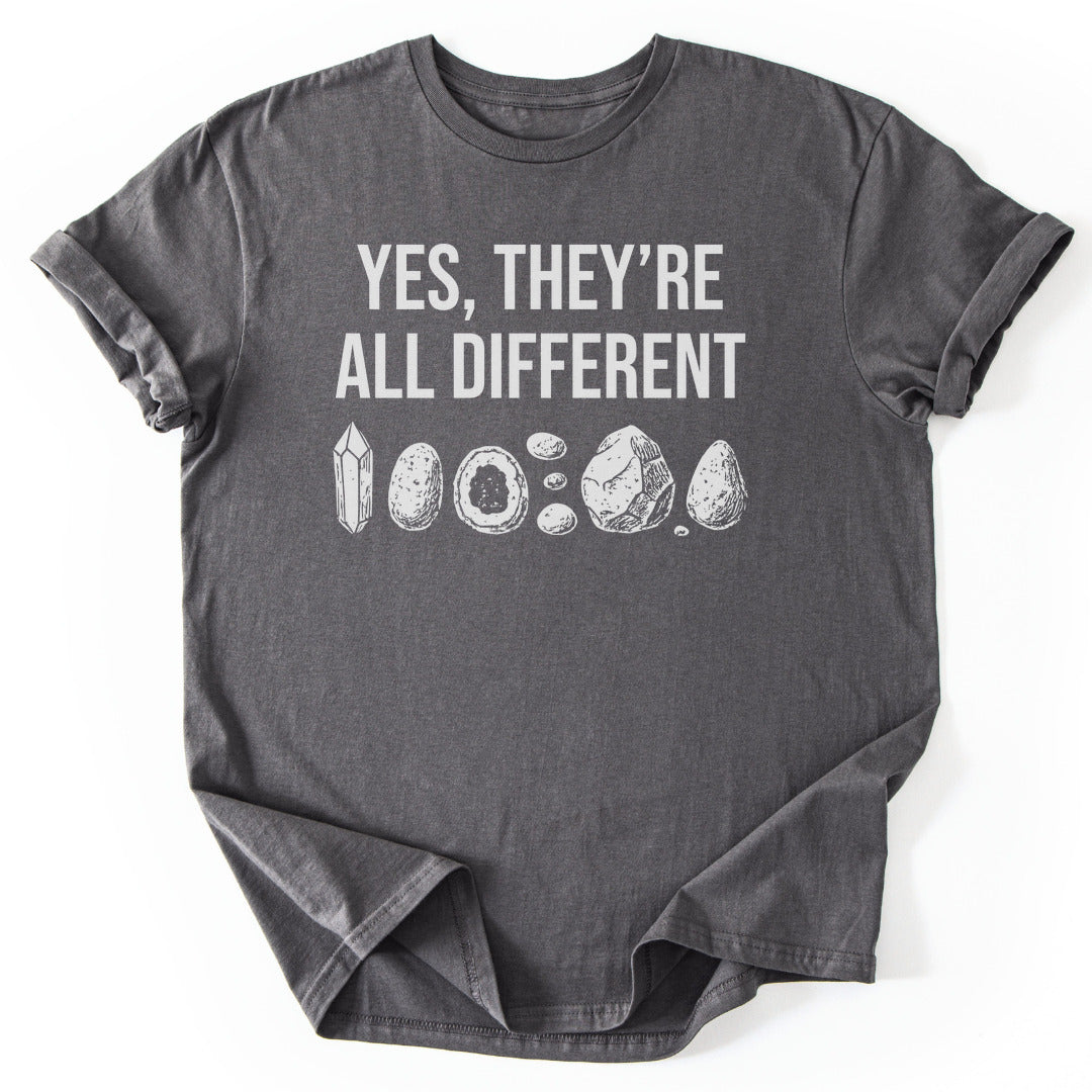 T-Shirt Charcoal / S YES They're All Different T-Shirt
