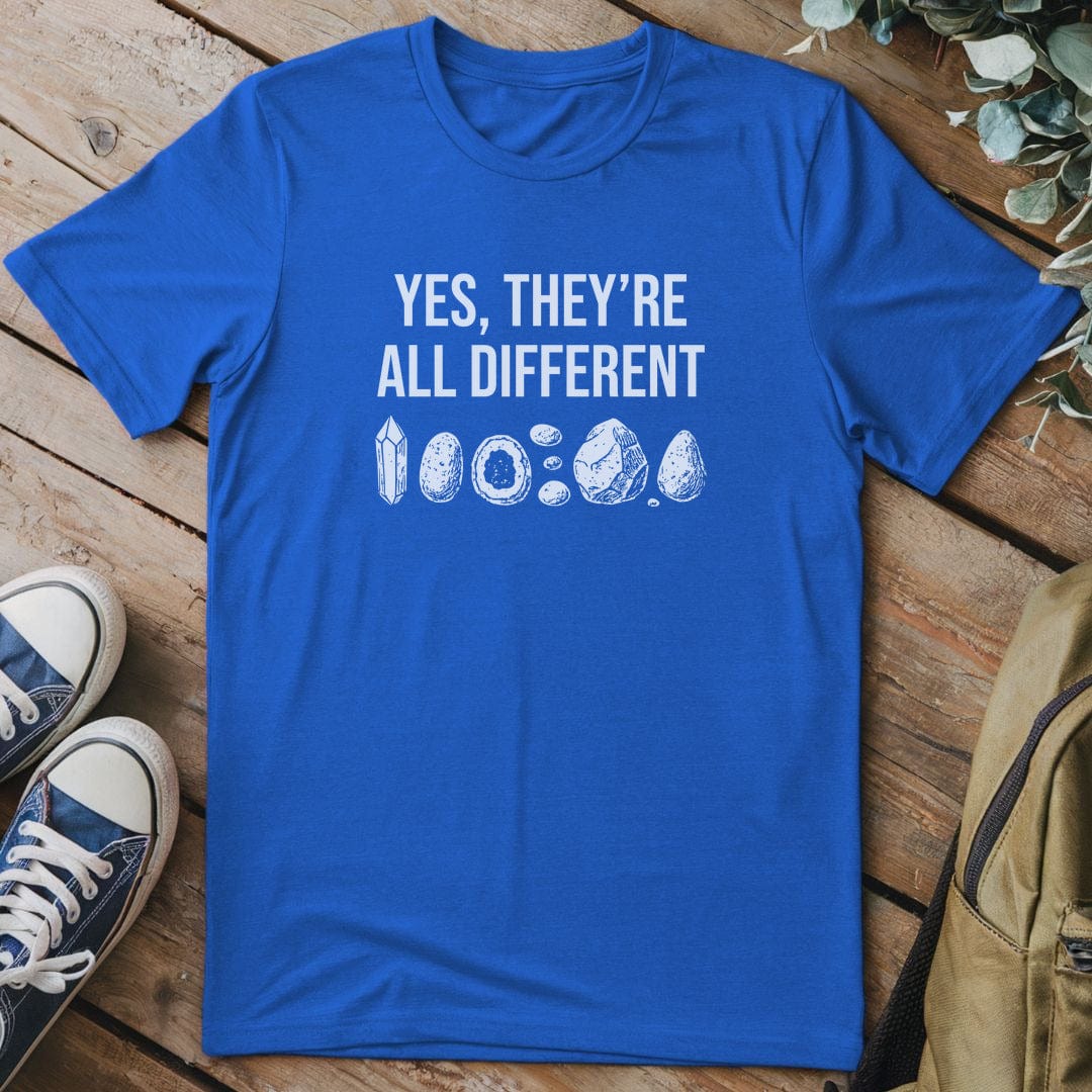 T-Shirt Royal / S YES They're All Different T-Shirt