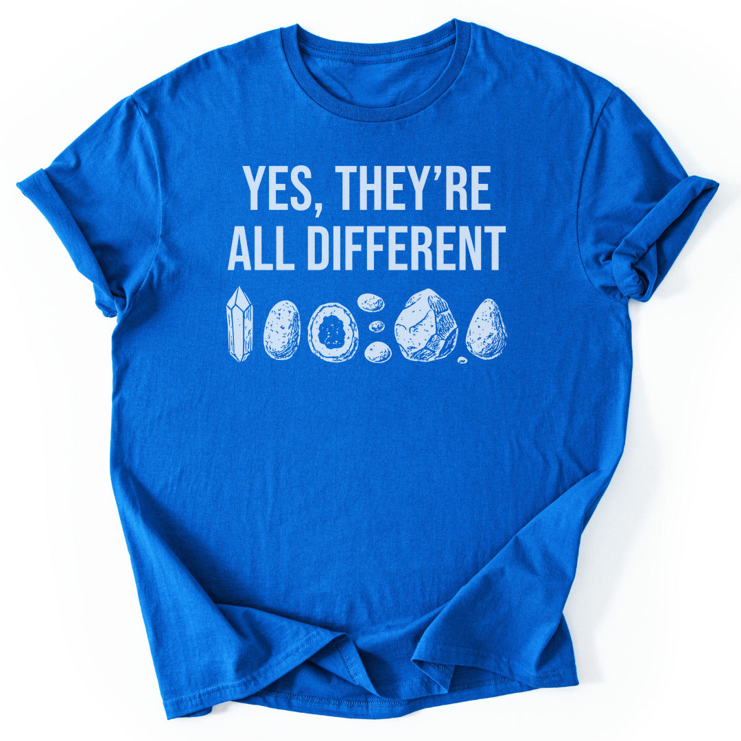 T-Shirt Royal / S YES They're All Different T-Shirt