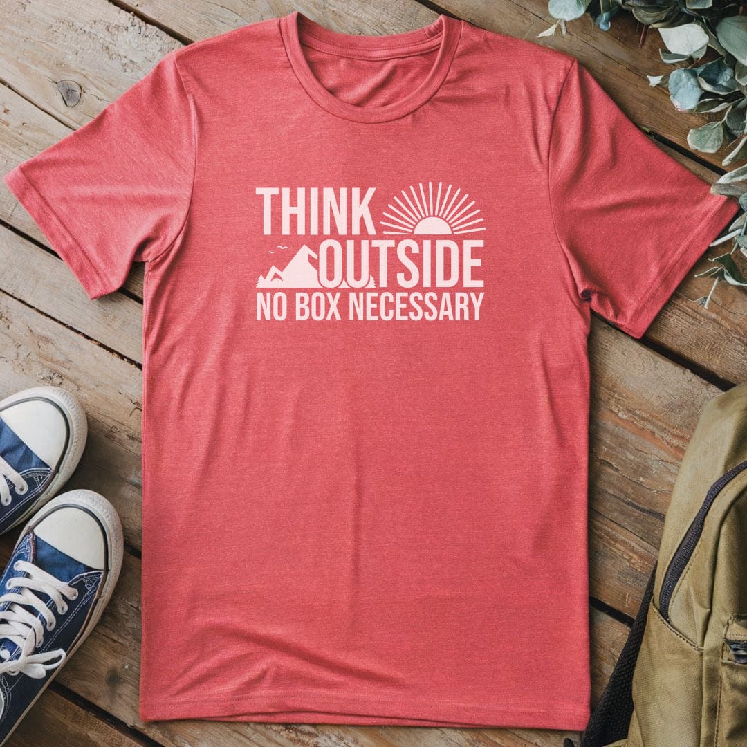 T-Shirt Heather Red / S Think Outside T-Shirt