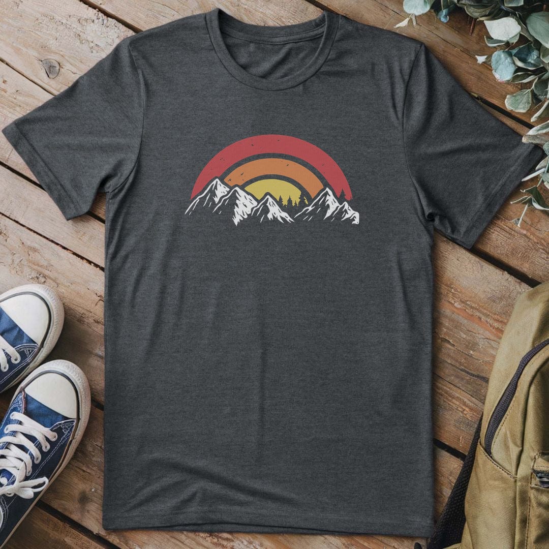T-Shirt Dark Heather / S Mountain Sunset T-Shirt