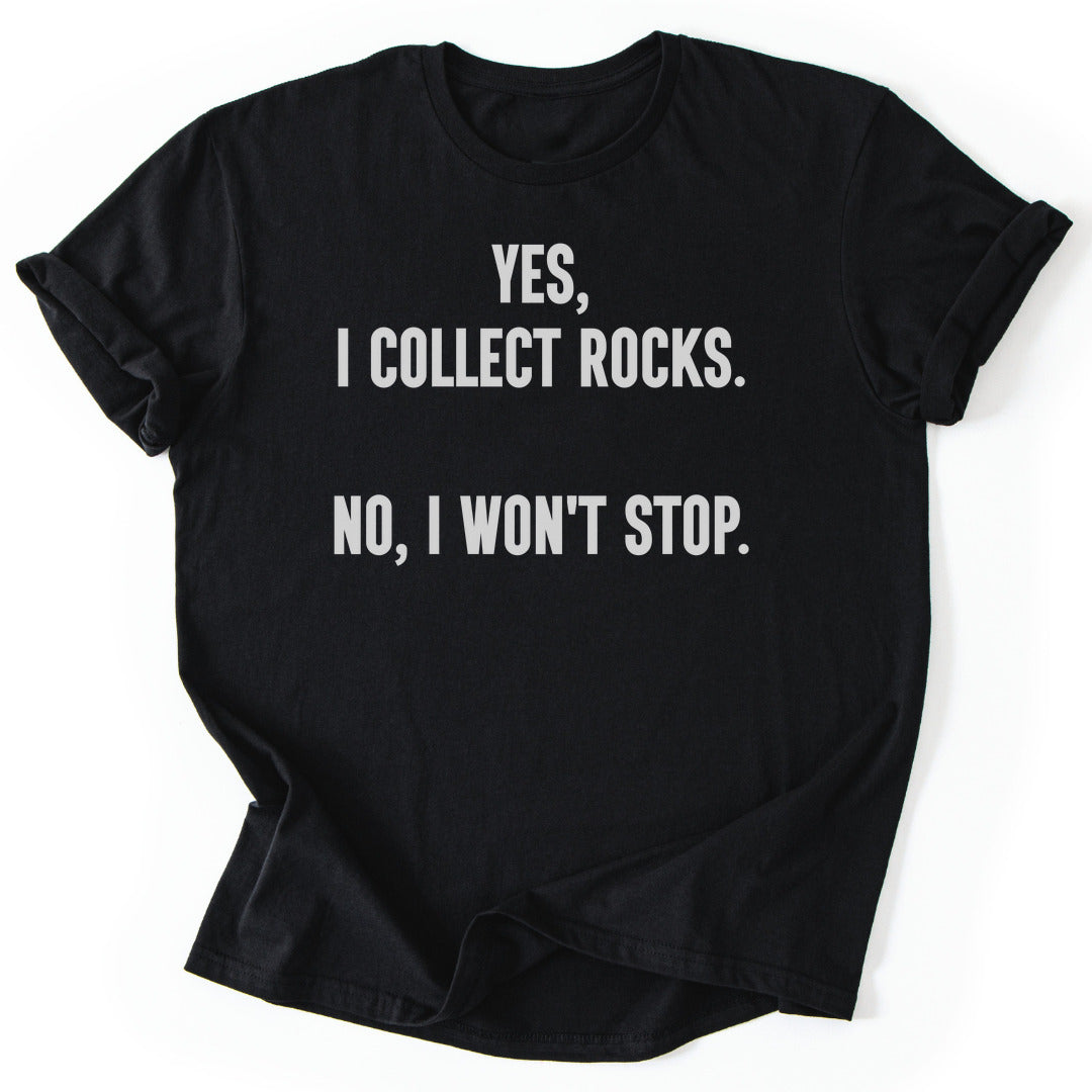 T-Shirt Black / S Collecting Rocks T-Shirt