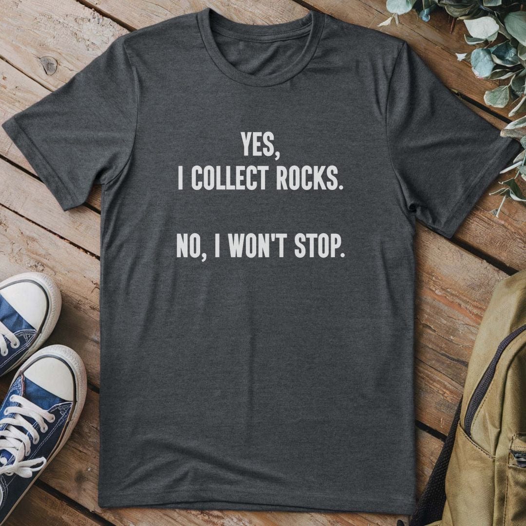 T-Shirt Dark Heather / S Collecting Rocks T-Shirt