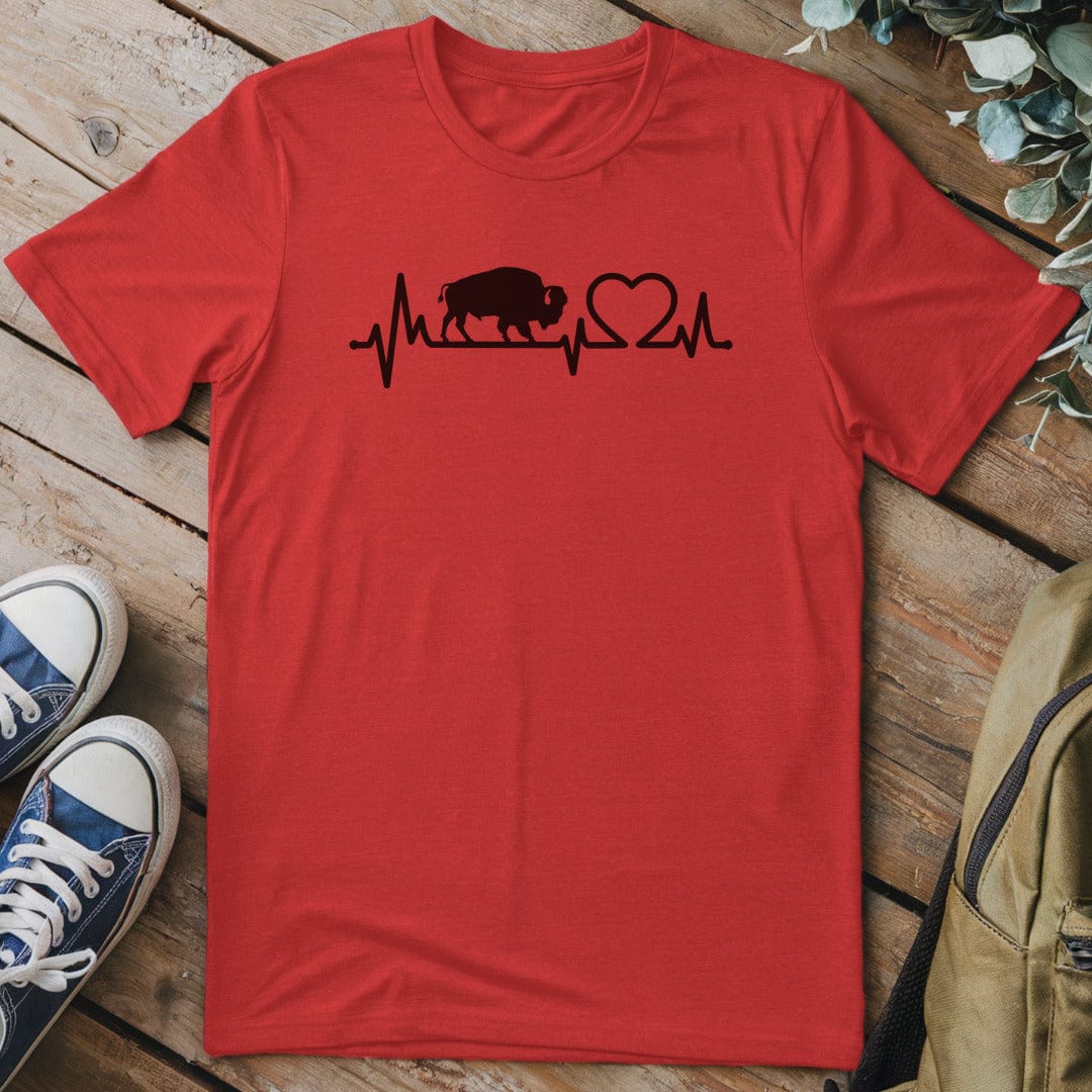 T-Shirt Red / S Bison Love T-Shirt
