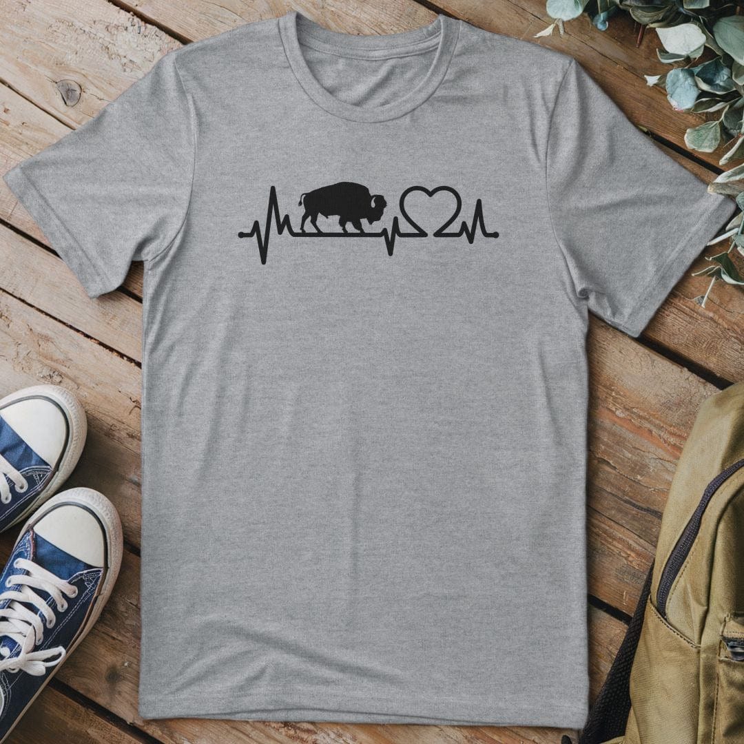 T-Shirt Sport Grey / S Bison Love T-Shirt