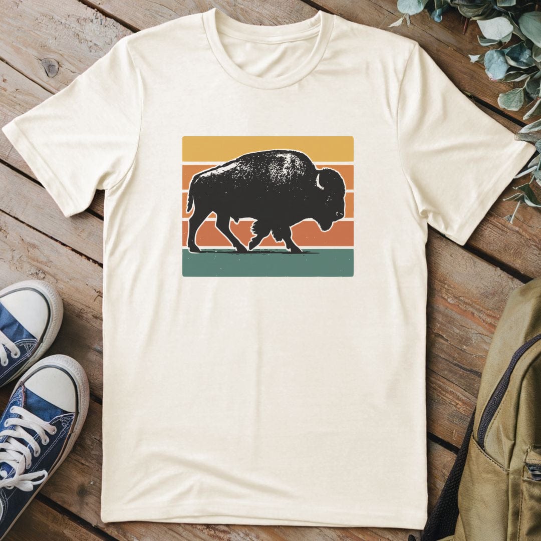 T-Shirt Natural / S Wild Bison T-Shirt