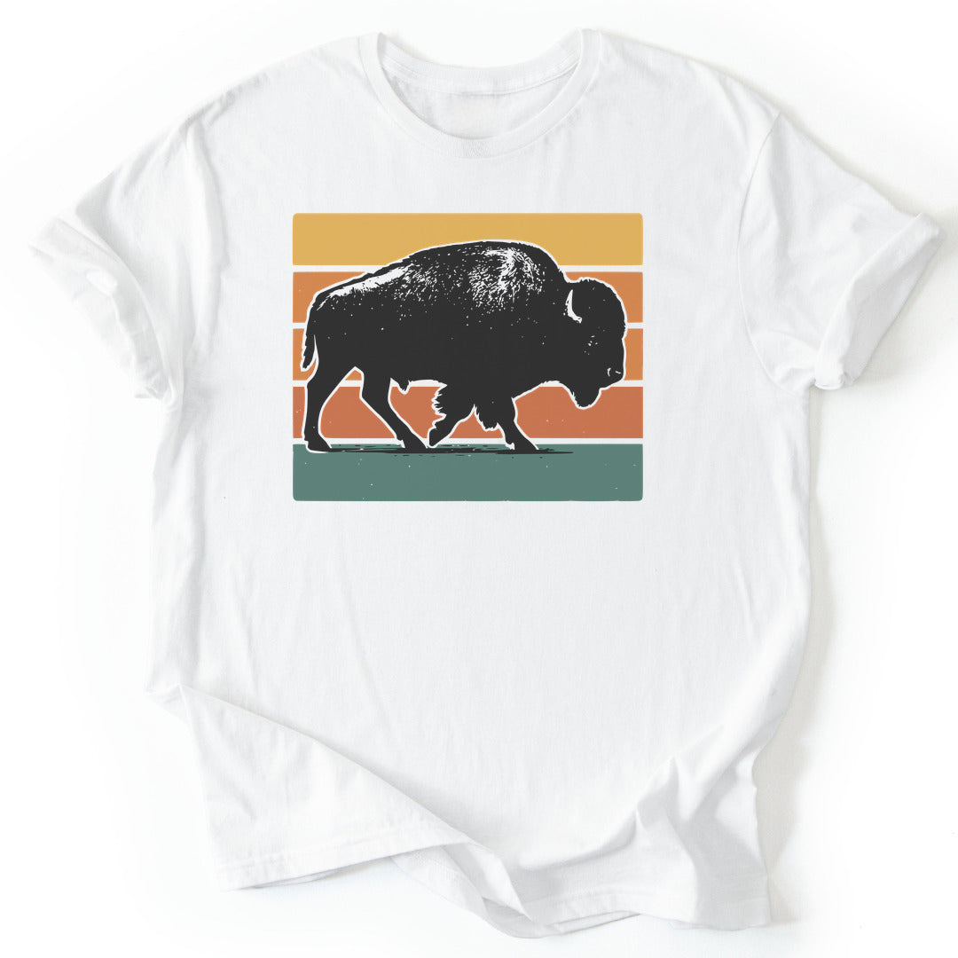 T-Shirt White / S Wild Bison T-Shirt