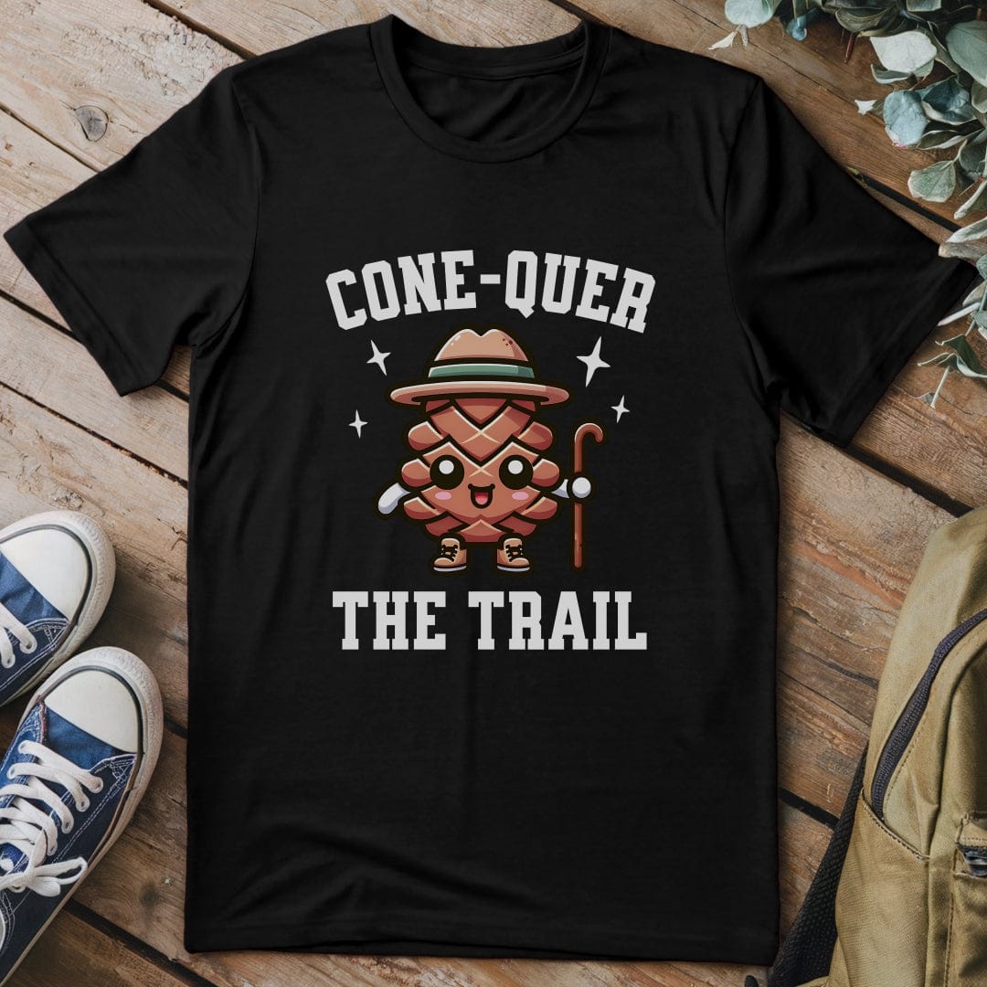 T-Shirt Black / S Cone-Quer The Trail T-Shirt