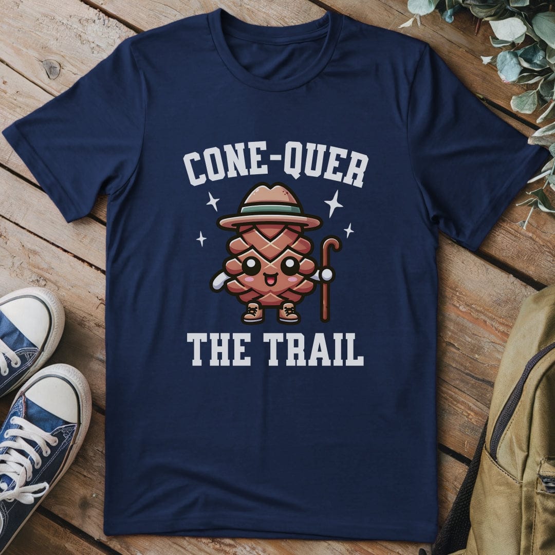 T-Shirt Navy / S Cone-Quer The Trail T-Shirt