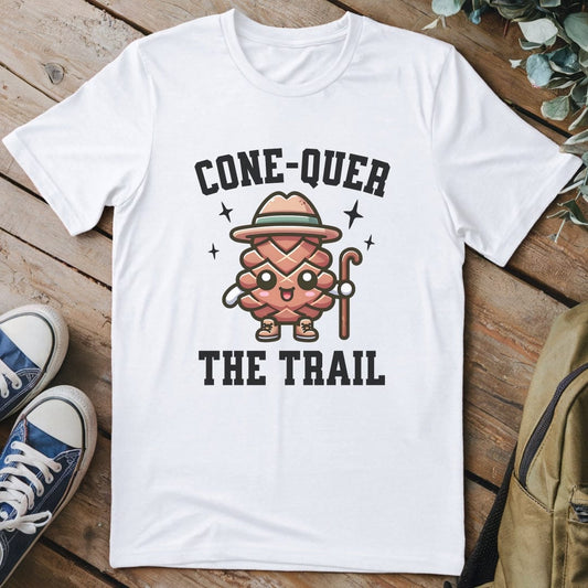 T-Shirt White / S Cone-Quer The Trail T-Shirt