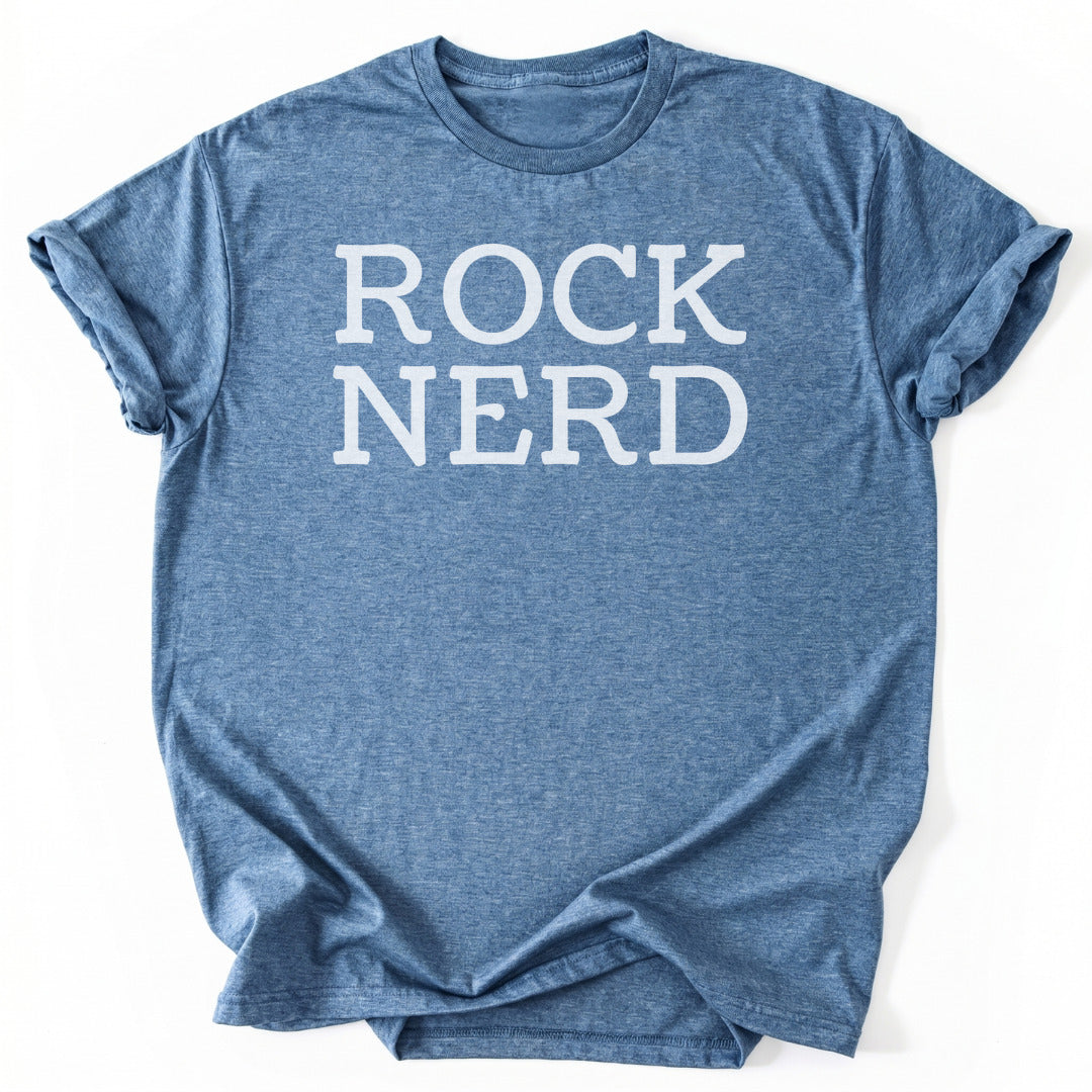 T-Shirt Heather Indigo / S Rock Nerd T-Shirt