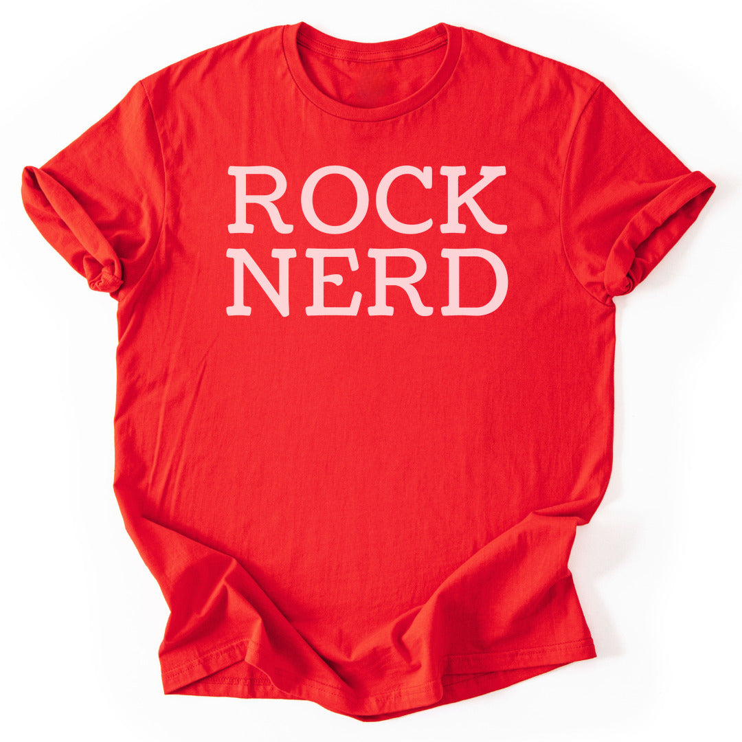 T-Shirt Red / S Rock Nerd T-Shirt
