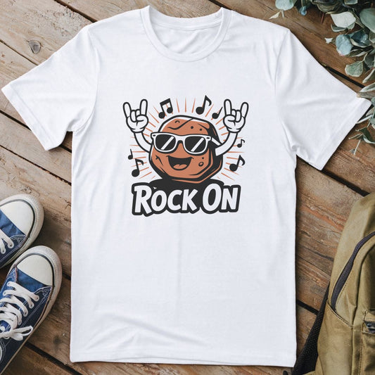 T-Shirt White / S Rock On 2 T-Shirt