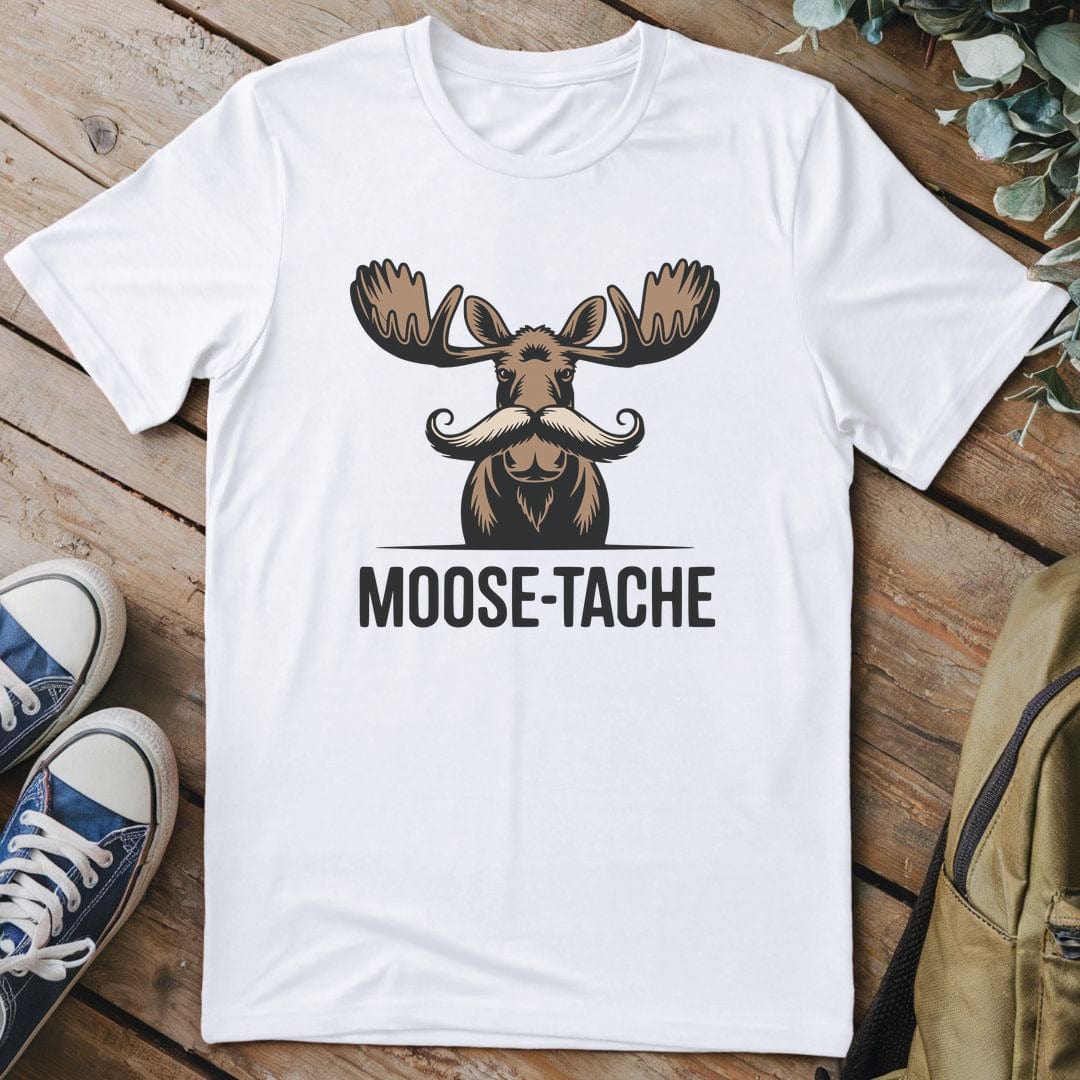 T-Shirt White / S Moose - Tache 2 T-Shirt
