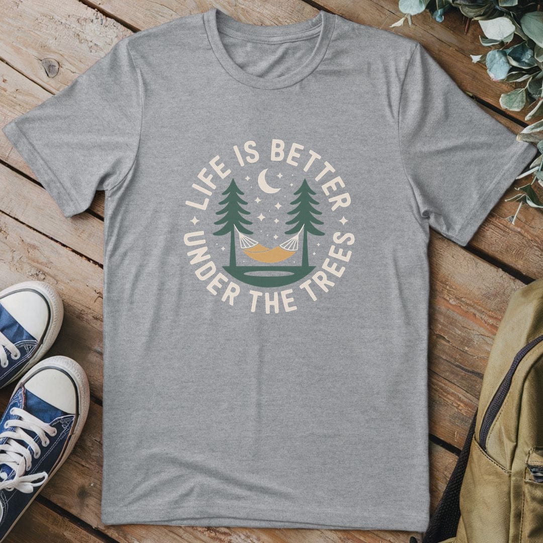T-Shirt Sport Grey / S Life Is Better Under Trees T-Shirt