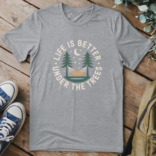 T-Shirt Sport Grey / S Life Is Better Under Trees T-Shirt