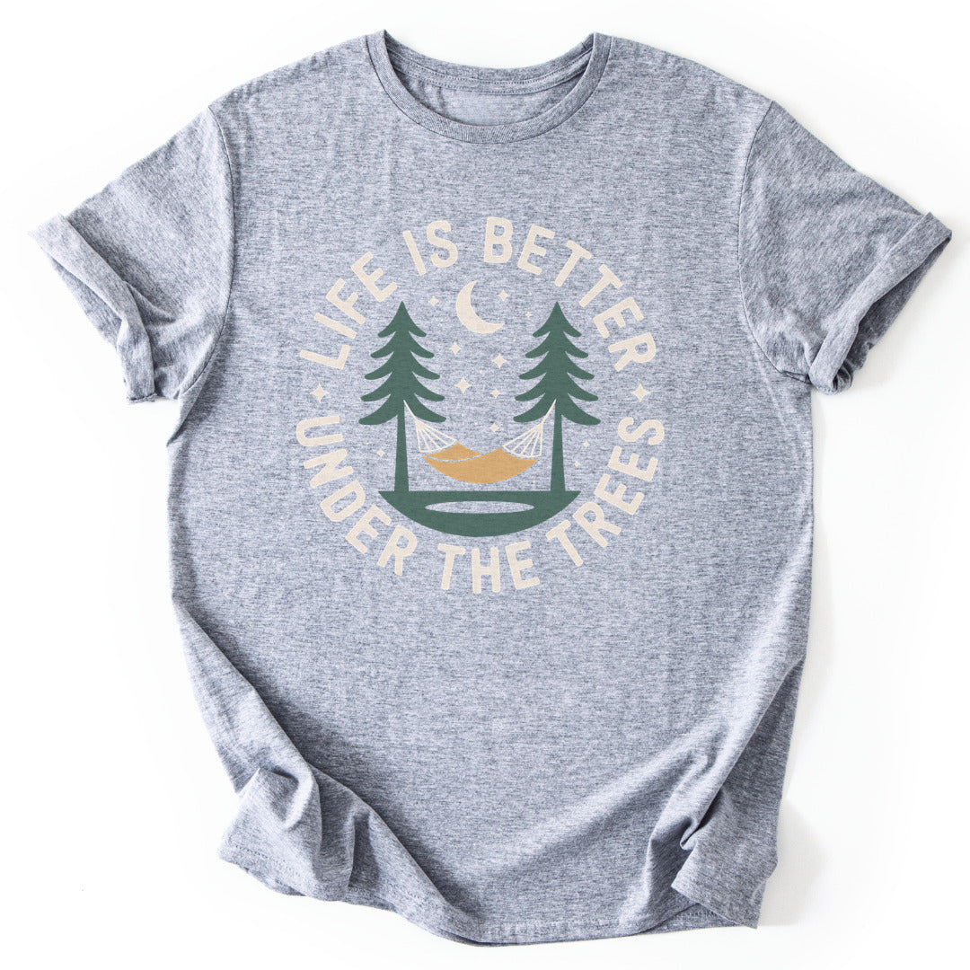 T-Shirt Sport Grey / S Life Is Better Under Trees T-Shirt