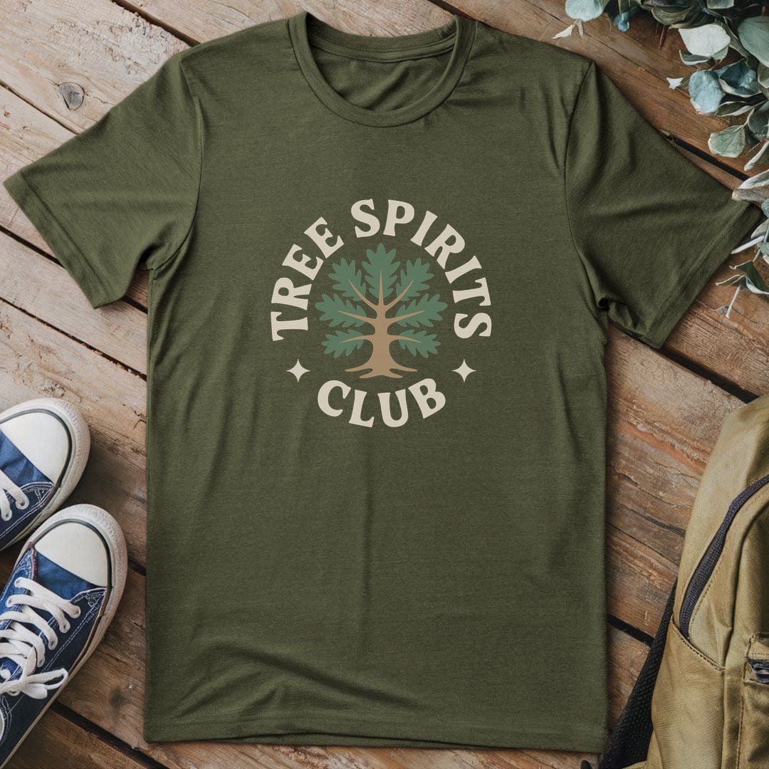 T-Shirt Military Green / S Tree Spirits Club T-Shirt