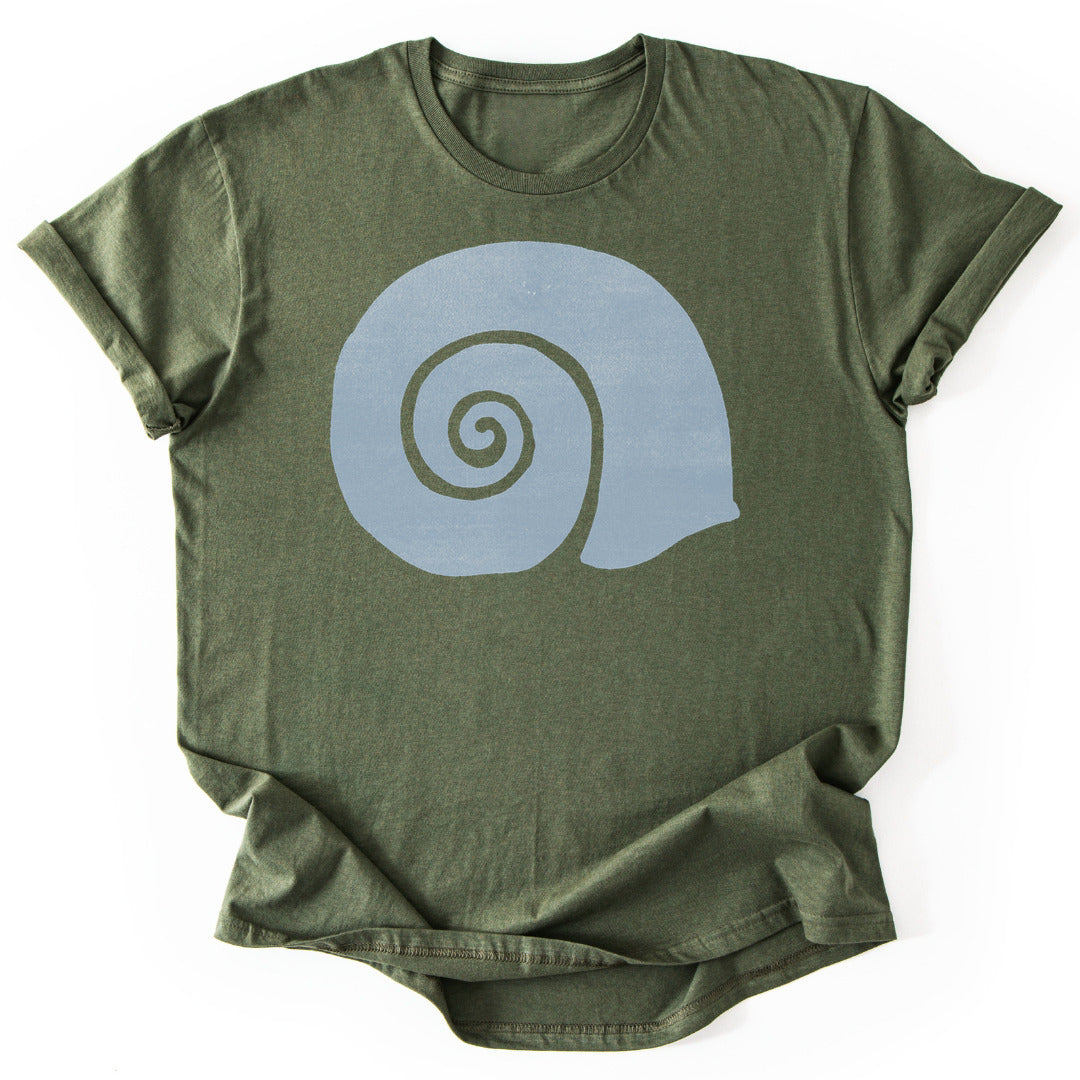 T-Shirt Military Green / S Ocean Spiral T-Shirt