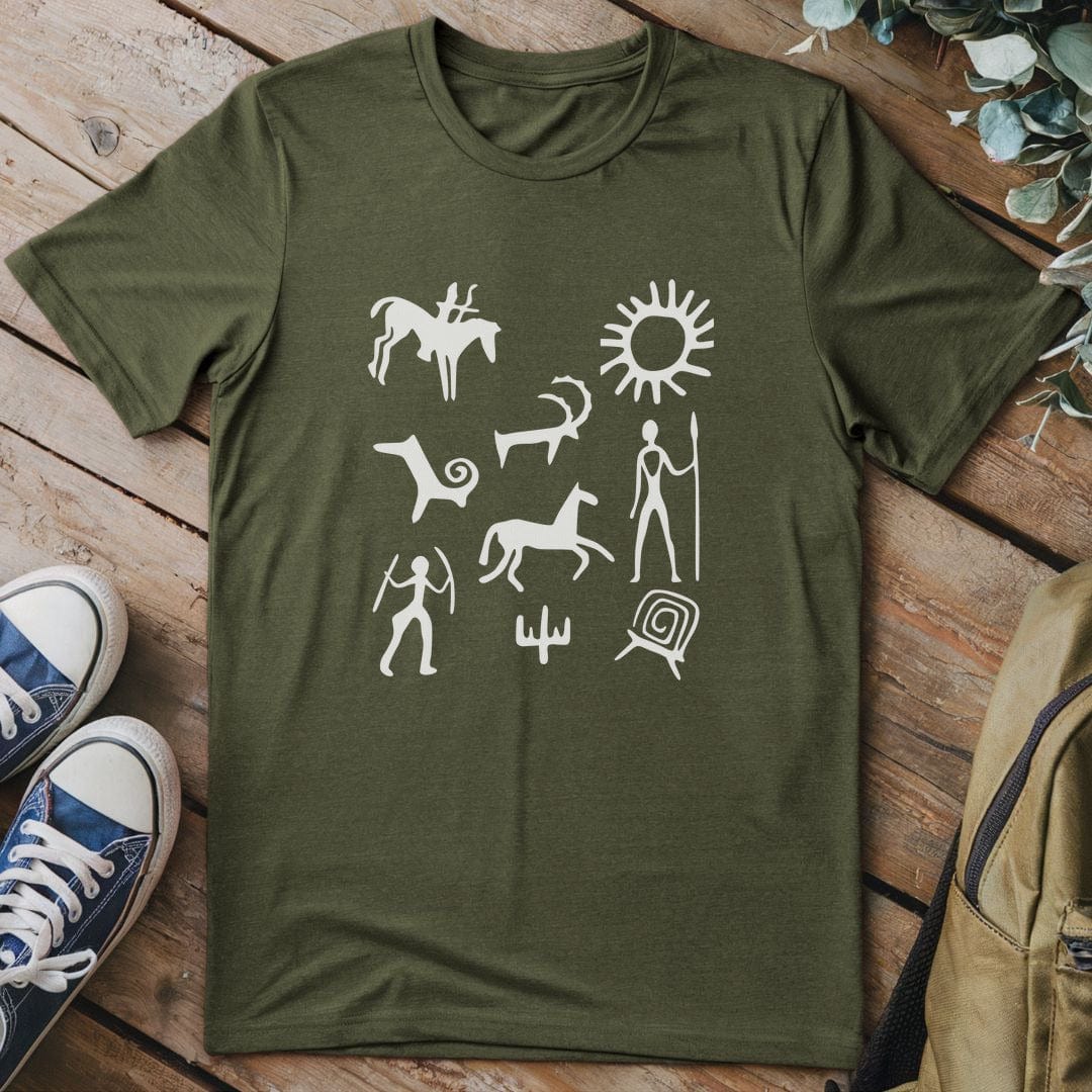 T-Shirt Military Green / S Petroglyph T-Shirt