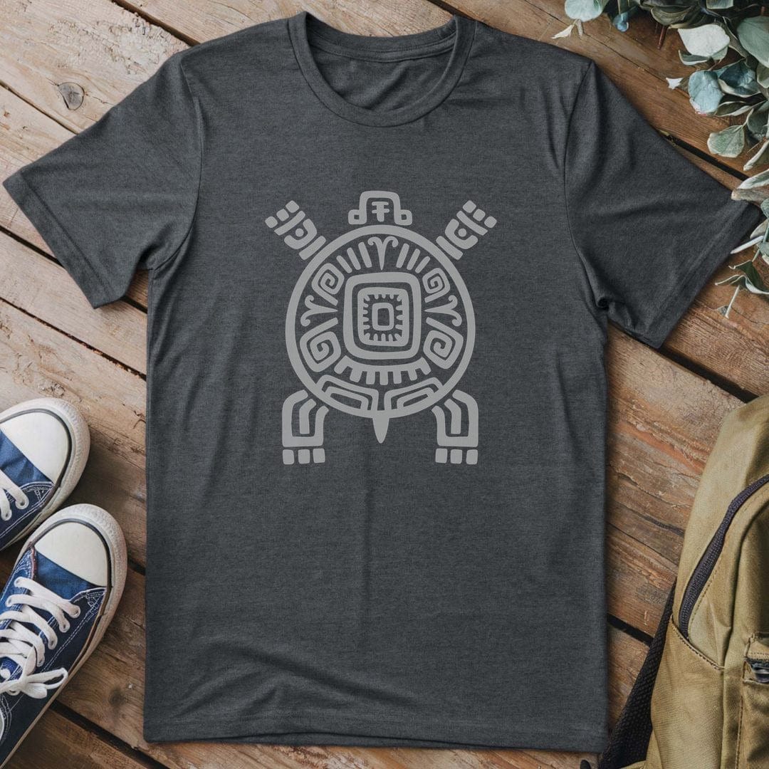 T-Shirt Dark Heather / S Ancient Turtle Totem T-Shirt