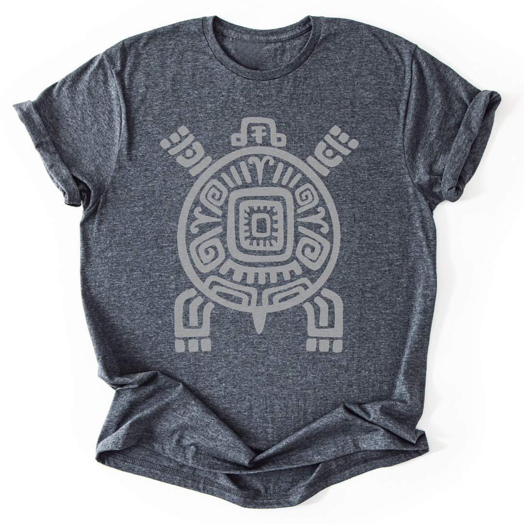 T-Shirt Dark Heather / S Ancient Turtle Totem T-Shirt