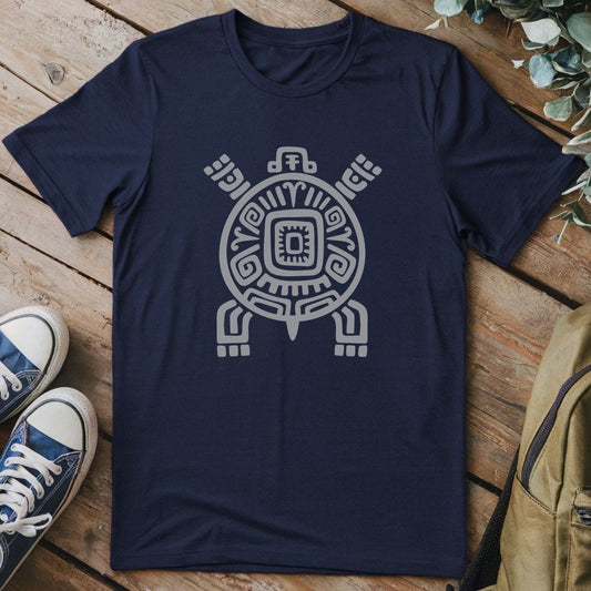 T-Shirt Navy / S Ancient Turtle Totem T-Shirt