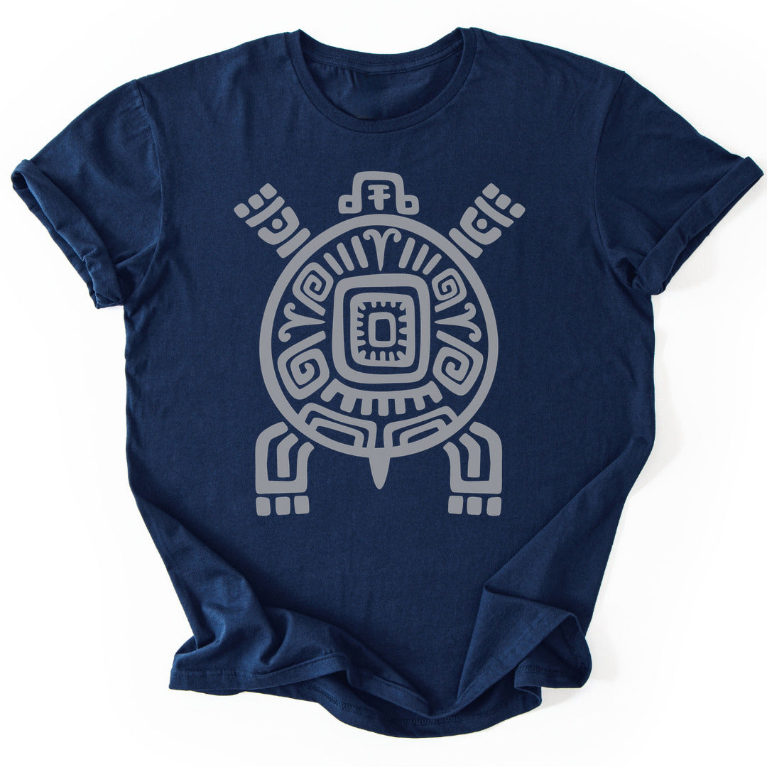 T-Shirt Navy / S Ancient Turtle Totem T-Shirt
