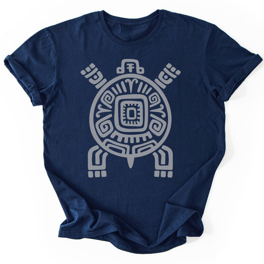 T-Shirt Navy / S Ancient Turtle Totem T-Shirt