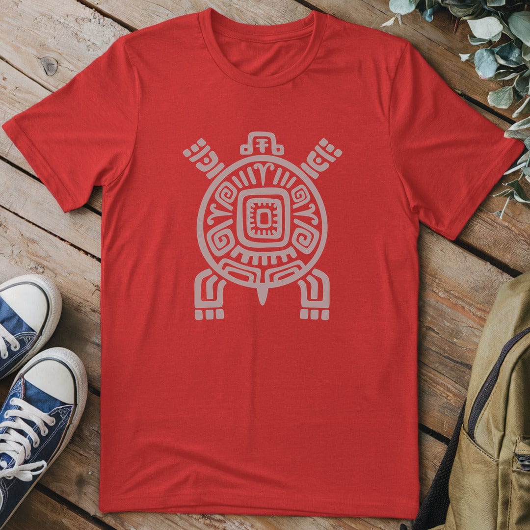 T-Shirt Red / S Ancient Turtle Totem T-Shirt