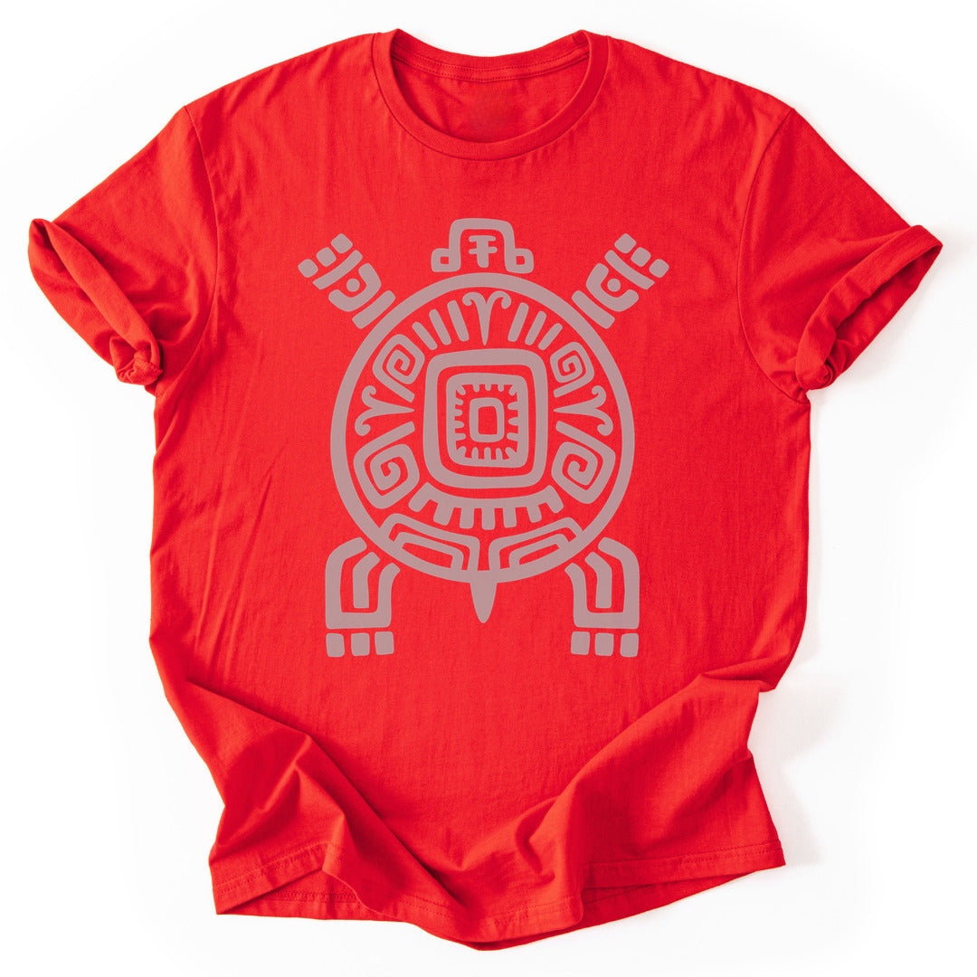 T-Shirt Red / S Ancient Turtle Totem T-Shirt
