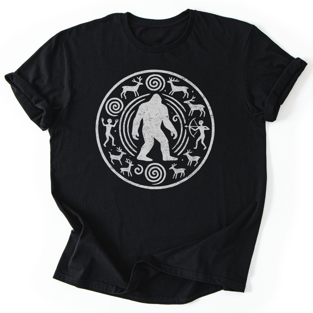 T-Shirt Black / S Bigfoot Carving T-Shirt