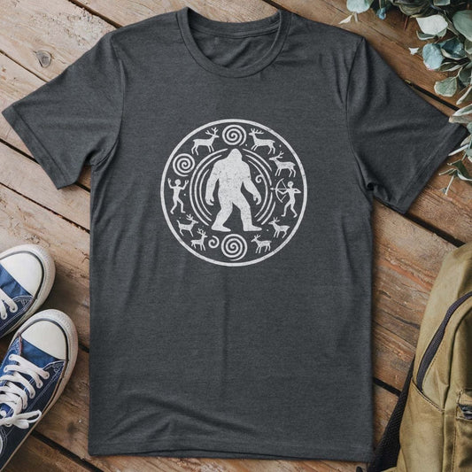 T-Shirt Dark Heather / S Bigfoot Carving T-Shirt