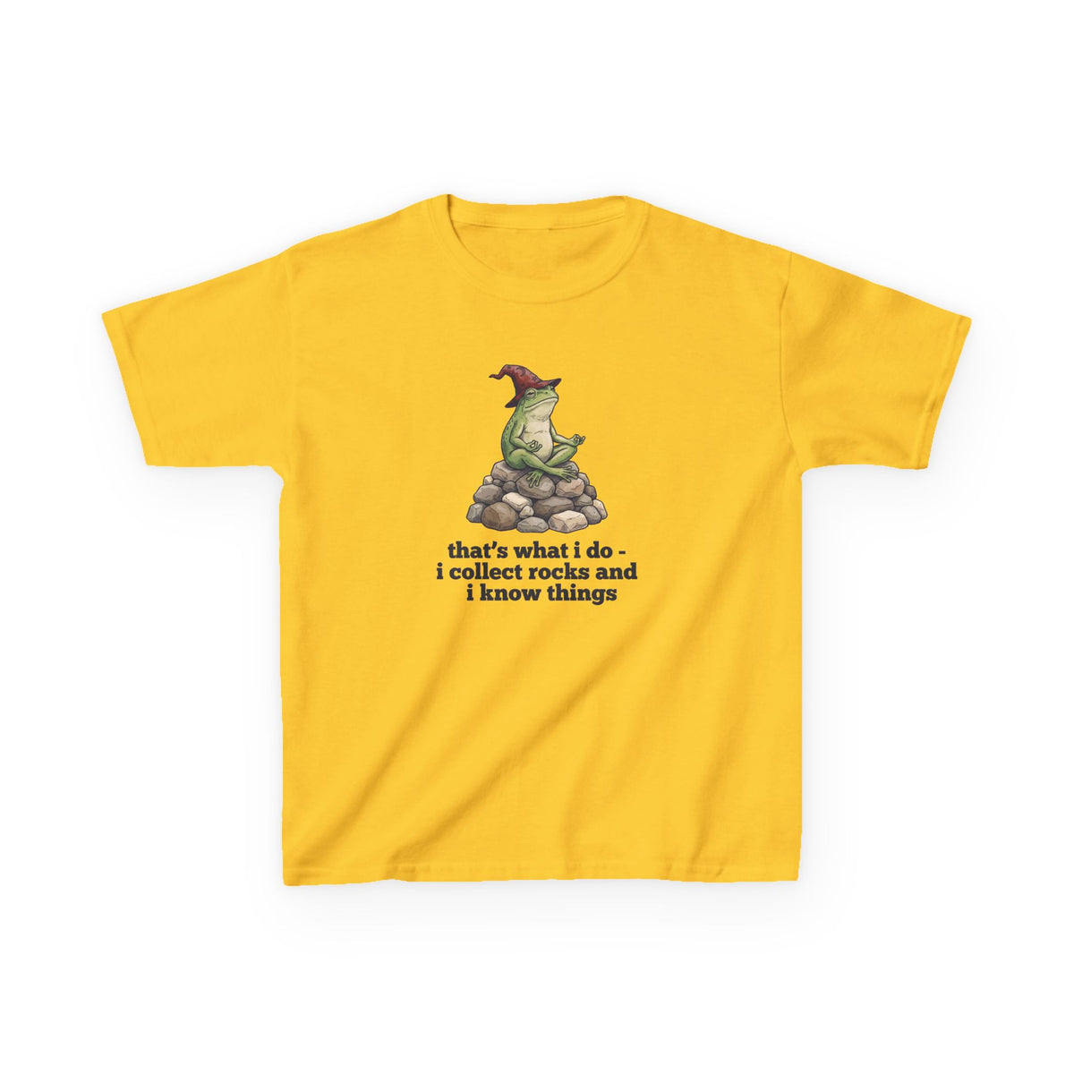 I Collect Rocks and I Know Things Kids Tee