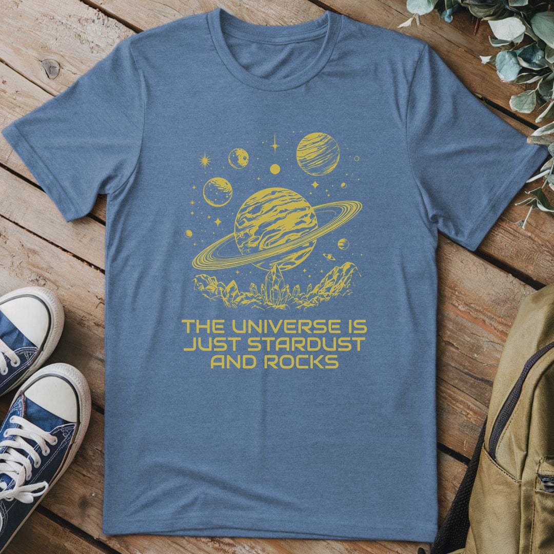 T-Shirt Heather Indigo / S Stardust And Rocks T-Shirt