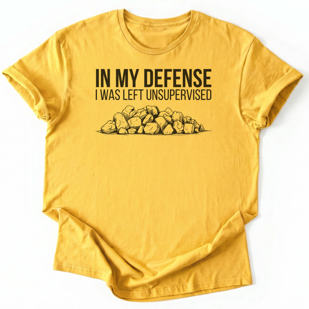 T-Shirt Daisy / S In My Defense Funny T-Shirt