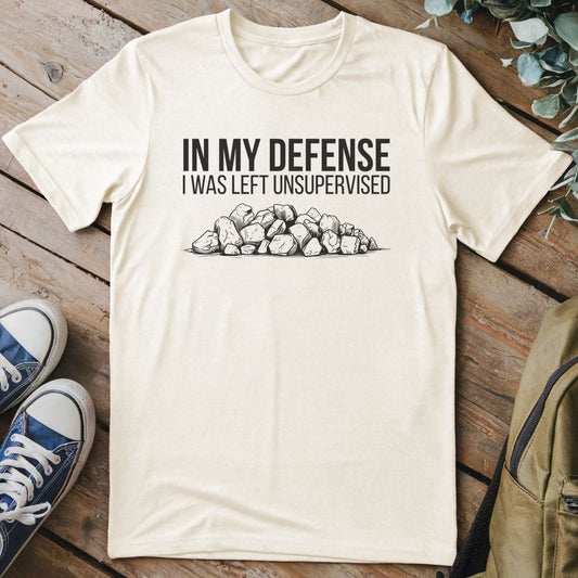 T-Shirt Natural / S In My Defense Funny T-Shirt
