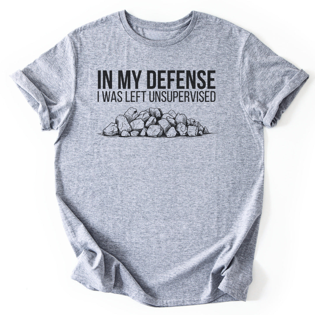 T-Shirt Sport Grey / S In My Defense Funny T-Shirt
