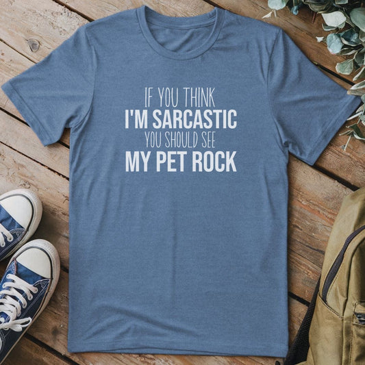 T-Shirt Heather Indigo / S You Should See My Pet Rock T-Shirt