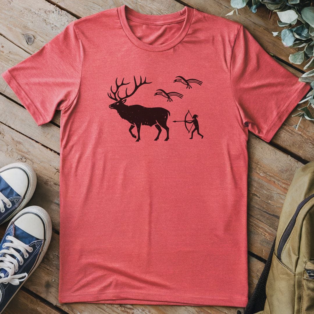 T-Shirt Heather Red / S Elk Hunt T-Shirt